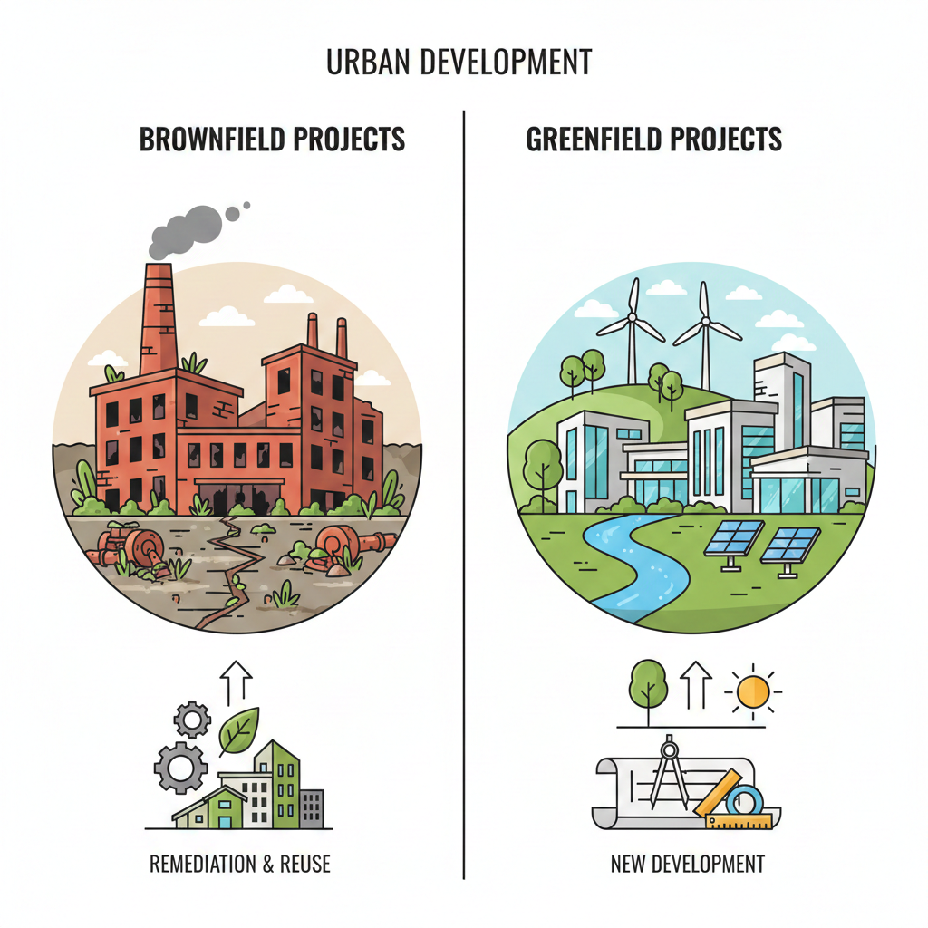 Brownfield Projects and Greenfield Projects